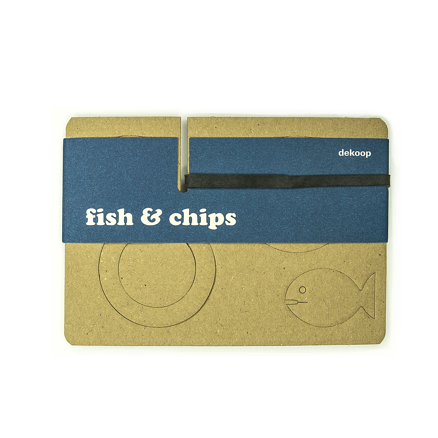 Fish & Chips Verpackung Vorderseite